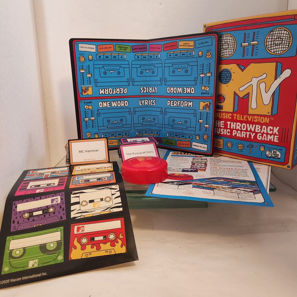 MTV Board game.  The throwback music party game complete